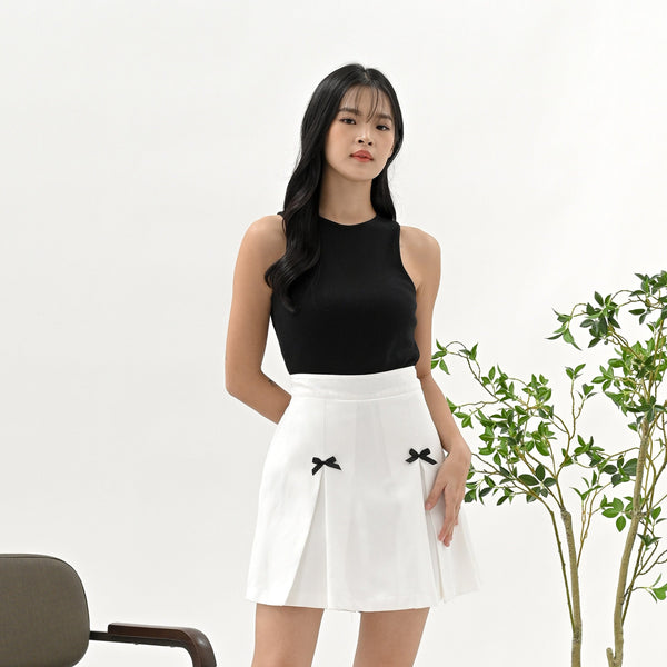 Kanazawa White Skort