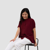 Maroon Tokyo Top