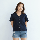 Nara Navy Top