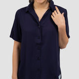 Navy Hokkaido Top