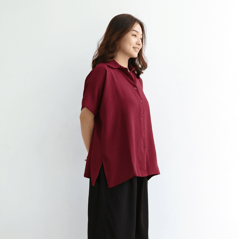 Osaka Maroon Top